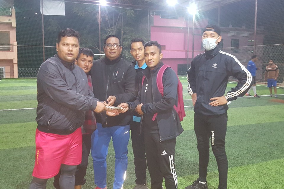 Football Community Starts Donating Money To Biswash Shrestha